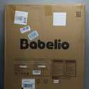 BABELIO Safety Gate Door Fits for Stairs, Narrow and Wide Doorways with Auto Close, Easy Install, No Drilling, Pressure Mounted for Baby, Child, Pets, Dog/Puppy, 26''-40'', White