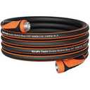 Giraffe Tools Garden Hose 5/8", Water Hose Heavy Duty, Flexible, Lightweight Hybrid Hose with Swivel Handle, 50ft Male to Female Fittings, Burst 600 PSI
