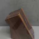 FAMCüTE Japanese Knife Block Set, Hand Forged 5-Layer 9CR18MOV Clad Steel Ultra Sharp Kitchen Knives with Wooden Storage & Rosewood Handle, Includes Chef, Santoku, Nakiri, Fruit Knife for Home Mom/Dad