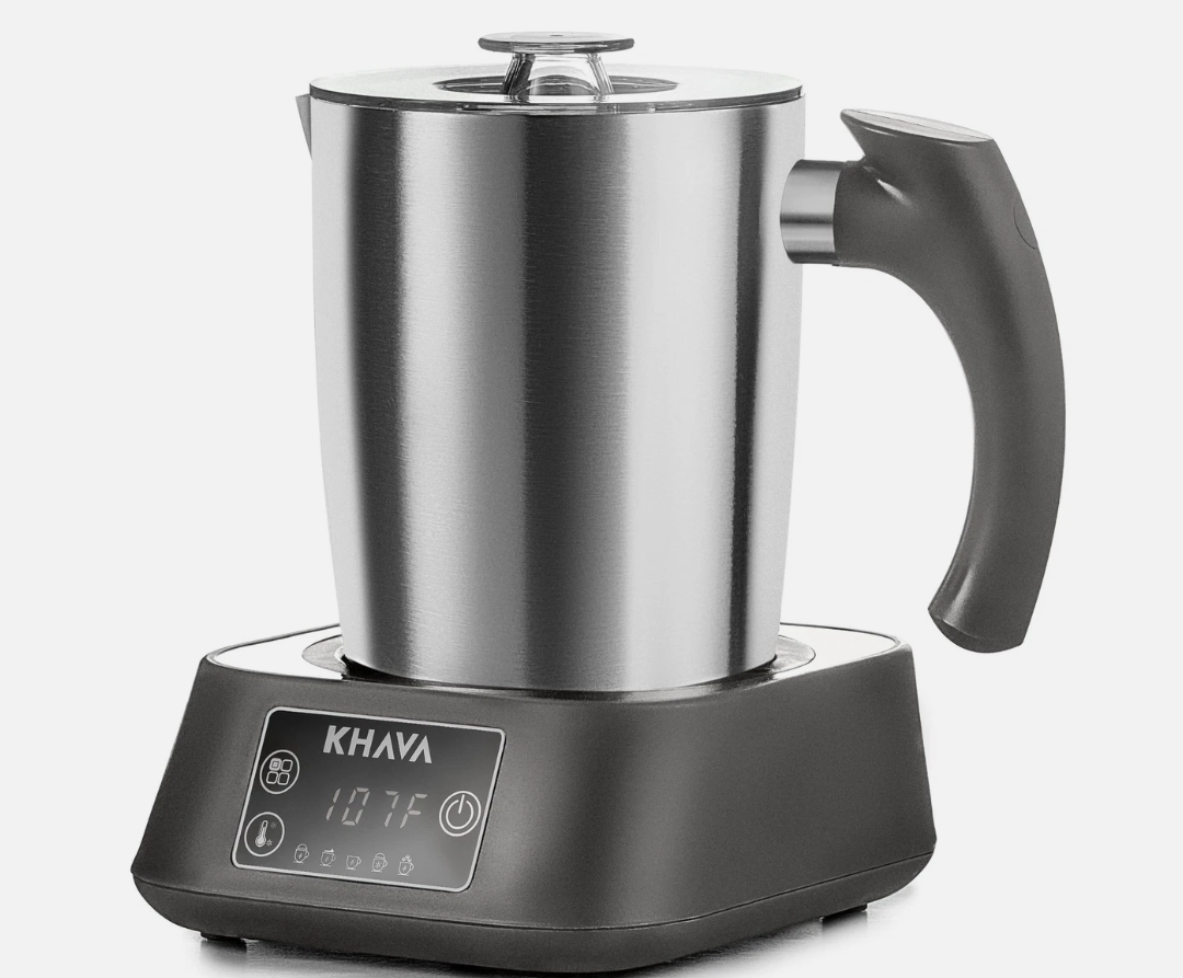 5-in-1 Electric Milk Frother and Steamer, Hot Cold Foam Maker & Milk Heater