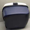 2 x IRIS USA Cat Litter Box Large with Front Door Flap, Covered Enclosed Litter Box Enclosure with Scoop, Handle & Buckles for Portability & Privacy, Hidden Litter Pan, Navy