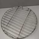 Stainless Steel Grill Grate - 11.02", 12.99", 14.96" Sizes - Heavy-Duty Round Replacement for 55 Gallon Drum, Smokers & Custom BBQ Setups (14.96inch)