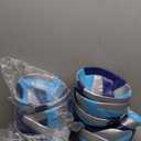 Wettarn 12 Pcs Official Size 5 Volleyballs Bulk Soft Recreational Volleyballs with Pump Regulation Size for Beginner Indoor Outdoor Beach Gym Pool Sand Sport (White, Blue, Silver)