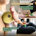 HELDSON EPP Fascia Massage Balls Set [6cm & 8cm] Trigger Point Massage Ball for Back, Feet & Neck Deep Tissue Muscle Release & Myofascial Therapy Lightweight & Firm