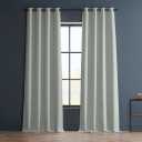 Room Darkening Curtains for Bedroom Grommet Living Room Curtain for Window Single Panel 84x51 Inch