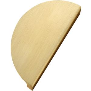 CALIDAKA 4pcs 3.9inch Half Moon Drawer Pull Handles Dresser Pulls Cabinet Handle,Brushed Gold Semicircle Half Moon Dresser Drawer Knob Pull Handles for Kitchen,Cabinetry,Book Cabinet