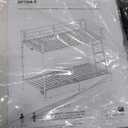 Rolanstar Metal Bunk Bed Twin Over Twin with USB Charging Station, LED Bunk Bed with 2 Storage Drawers, Bed with Safety Guardrail & Ladders, No Box Spring Needed, Easy Assembly, Black