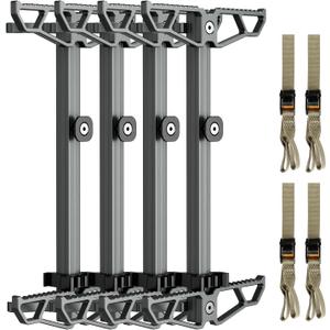 Climbing Sticks, Lightweight Aluminum Hunting Climbing Steps, Non-Slip Tree Climbing Sticks for Hunting, Collapsible Climbing Ladder for Hunting Tree Stands with Climbing Straps