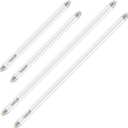 12-inch F8T5 and 21-inch F13T5 Cool White Set LED Replacement Bulbs, 4100K, Replace Fluorescent Bulb with LED, Replacement Tube for Counter and Cabinet Fixture (4-pack mixed)
