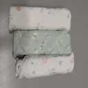 3-Pack Organic Baby Swaddle Sleep Sacks - Swaddles for Newborns, Infant 0-3 Months, Baby Girls, Boys, Soft & Snug Newborn Sleep Sack, Nursery Swaddling Blankets (Garden, OS)