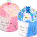 2 Pack Cloud Slime Kit with Blue Cake and Pink Charms, Scented DIY Slime Supplies for Girls and Boys, Stress Relief Toy for Kids Education, Party Favor, Gift and Birthday