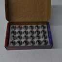 M12x1.5 Lug Nuts with Mag Flat Seat 24 pcs 13/16" 21mm Hex 1.46x1.18 Chrome Wheel Lug Nut Compatible with Tacoma 4Runner FJ Cruiser Corolla