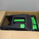 SOYUS Electric Lawn Mower Corded, 13 Inch 10-Amp Lawn Mowers with 8 Gallon Collection Bag, 3-Position Cutting Height Adjustment for Yard and Farm