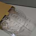 Rotating Makeup Organizer, DIY 8 Adjustable Layers Spinning Skincare Organizer, Cosmetic Display Case with Brush Holder Perfume Tray, Multi-Function Storage Carousel for Vanity Bathroom Countertop (Clear)