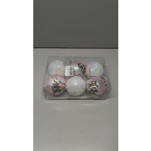 6''/150mm Extra Large Christmas Ball Ornaments, 2Pcs Shatterproof Solid Oversized Huge Big Christmas Trees/Garlands/Wreaths/Stairs Outdoor Plastic Hanging Ball Tree DecorGlitter (2pcs-white and Red Colour-blocked)