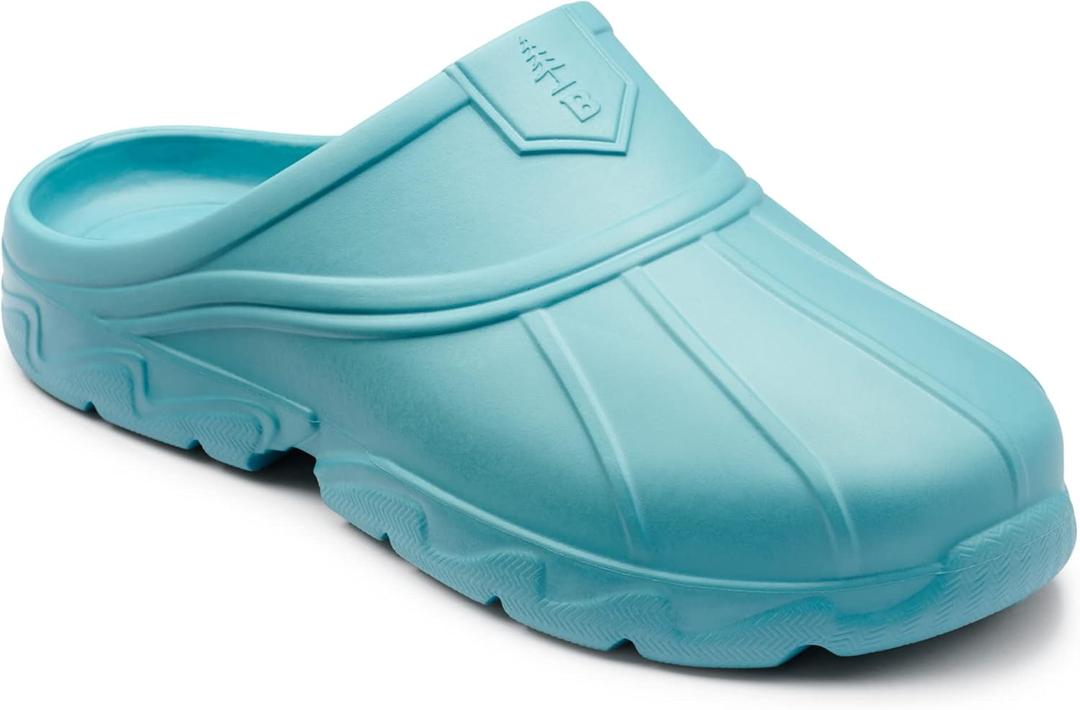 BASS OUTDOOR Men's Comfy Field Slide Slipper (9, Porcelain)
