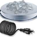 ZenxyHoC 11in Chicken Water Heater for Drinker, 110W Poultry Waterer Heated Base for Metal Drinking Fountains, 2 Pack