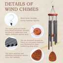 Sympathy Gifts for Loss of Daughter, Memorial Wind Chimes for Loss of Loved One, Bereavement Remembrance Condolence Gift