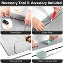 Secopad Window Screen and Screen Door Mesh Repair Kit, Black, 39in x 78in | Replacement Tools Kit, Easy to Install, Extra Large, Durable Fiberglass, Pet and Kid Friendly, For Window Door Patio & Porch