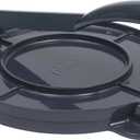 Oster Ravello 8-Inch Cast Aluminum Tortilla Press and Roti Maker  Traditional Flatbread Press with Glossy Blue Finish