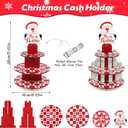 LOKIPA Christmas Money Holders for Cash, Santa Claus Money Box Christmas Cash Holder for Xmas Money Gifts