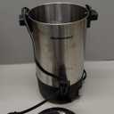 SYBO SR-CP Commercial Grade Stainless Steel Percolate Coffee Maker Hot Water Urn for Catering, 30-Cup, 4.5L, Metallic