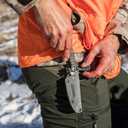 Gerber Gear Downwind Caper - Fixed Blade Knife with Sheath for Hunting Gear - Olive