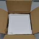 5.7" Square Tissue Box Cover, Handmade Checkered Cube Tissue Box Cover with Capiz Shells, Decorative Tissue Holder for Living Room, Bathroom, Bedroom or Office (Pistachio Green)