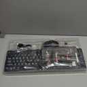 Wireless Keyboard and Mouse Combo, RGB Backlit, Rechargeable & Light Up Letters, Full-Size, Soft Typing, Sleep Mode, 2.4GHz Quiet Keyboard Set for Mac, Windows, Laptop, PC, Trueque (Black)