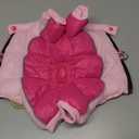 Dog Winter Coat with Back Zipper and D Ring, Windproof Waterproof Warm Pet Jacket, 4 Legs Full Coverage Pink Dog Clothes for Small, Medium Dogs (#10),  Breed Recommendation: Medium Breeds, Small Breeds