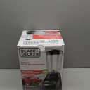 BLACK+DECKER Countertop Blender with 6-Cup Glass Jar, 10-Speed Settings, Black, BL2010BG