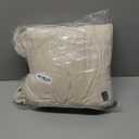 PrinceDeco Velvet Plush Couch Cover Stretch 2 Piece Chair Cover Chair Slipcover Washable Furniture Protector Couch Soft with Elastic Bottom Armchair Cover Width Up to 49 Inch(Small, Ivory)