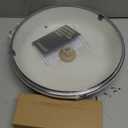 SENSARTE Nonstick Ceramic Frying Pan Skillet with Lid, 12.5 Inch Omelet Pan, Healthy Non Toxic Chefs Pan, Induction Compatible Egg Pan with Heat Resistant Handle, Free of Intentionally Added PFAS/PTFE