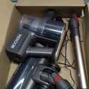 RENDOW Cordless Vacuum Cleaner, 550W 45Kpa 65Mins Vacuum Cleaners for Home, Self-Standing Cordless Stick Vacuum with LED Display,Anti-Tangle Rechargeable Wireless Vacuum for Pet Hair/Carpet/Hard Floor (Gold)