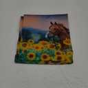 Horse in Sunflower Field Mailbox Covers Magnetic Standard Size 18" X 21" Animal Mailbox Cover Decorations Wrap