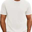PJ PAUL JONES Mens Casual T-Shirts Classic Short Sleeve Knit Tees Crewneck Solid Tee Shirts XL