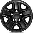 TangMiGe 4-Pack Wheel Skins Compatible with Toyota Tundra 2007-2021, 18 inch 18", Hubcap Wheel Cover (Black Color)