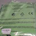 Clothes Storage Bags, Foldable Thick Fabric Blanket Storage Bags, Large Clear Window & Carry Handles, Great for Clothes, Blankets, Closets, Pillows, Toys (Green, Extra-4Pack)