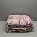 Area Rugs 8x10 Rug for Living Room Clearance Washable Floral Peacock Non Slip Vintage Low Pile Large Rug for Living Room, Bedroom, Farmhouse, Dining Room, Kids Playroom(Pink)
