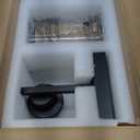 Dimmable Battery Operated Wall Sconce Set of 2 Black with 3-Color Temperature Bulb, 10000mAh Rechargeable Wireless Wall Sconces Set of Two with Remote Control Wall Light for Bedroom, Hallway