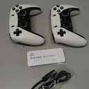 FCHOZY 2026 Upgraded Retro Gaming Console, Classic Video Games with 4K HDMI, 20,000+ Games and 23 Emulators, Nostalgia Game Stick Pro, Upgraded Dual 2.4G Wireless Controllers 64GB (White)