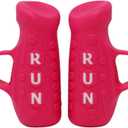 Egg Weights Youth Running Pods Handheld Weights Set Ergonomic with Anti-Slip Silicone Grip for Kids. PERFECT for Youth Running and Sports Training - 2 Pods, 0.5 lb each ﻿ (Pink)