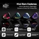 Linsoul Kiwi Ears Cadenza 10mm Beryllium Dynamic Driver IEM 3D Printed with Detachable Interchangeable Plug 0.78 2pin 3.5mm IEM Cable for Musician Audiophile (Blue)