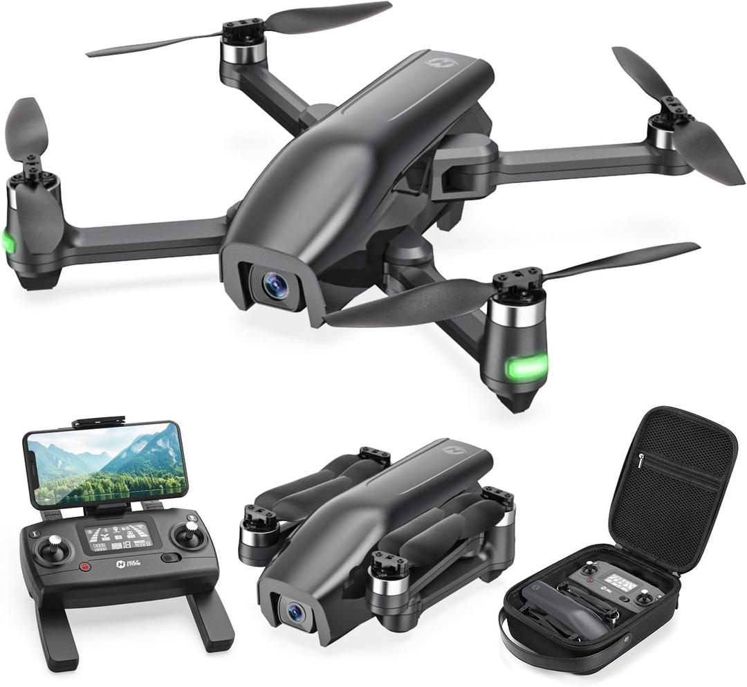 Holy Stone HS710 GPS Drone with Camera for Adults 4K, FPV Foldable 5G Quadcopter for Beginners with Optical Flow Positioning, Auto Return to Home, Follow Me, Brushless Motor,