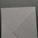 3D Wall Panels for Interior Wall Decor, PVC, White