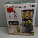 Juicer Machines, 3-in-1 Cold Press Juicer with 6.5" Extra Large Chute, 100oz Large Capacity, AC Motor, Makes Juice, Nut Milk & Sorbet, Premium Gray