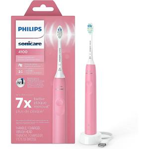 Philips Sonicare ProtectiveClean 4100 Rechargeable Electric Power Toothbrush, Pink, HX6815/01