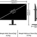 LG 27U411A-B 27-inch Full HD (1920 x 1080) IPS Computer Monitor, 120Hz, HDR10, Reader Mode, Flicker Safe, HDMI, Slim Stand Base, Black