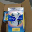 Always Infinity Feminine Pads for Women, Flexfoam Pads with Wings, Size 1, Regular Absorbency, Unscented, 108 Count (3 Packs of 36)