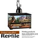 2PCS Reptile Carpet 20 Gallon, Pet Terrarium Liner, Reptiles Cage Mat/Substrate for Snakes, Chameleons, Geckos and Bearded Dragon Tank Accessories with Tweezers Feeding Tongs Desert(30*12in)